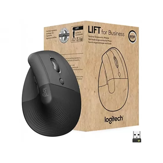 Logitech Lift for Business Vertical Ergonomic Mouse (Graphite)