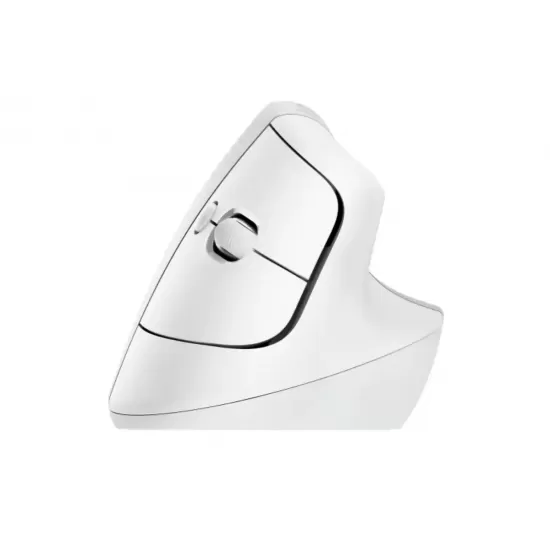 Logitech Lift Vertical Ergonomic Wireless Mouse (Off White)