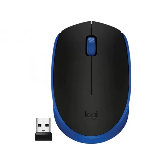 Logitech M170 Wireless Mouse (Blue)