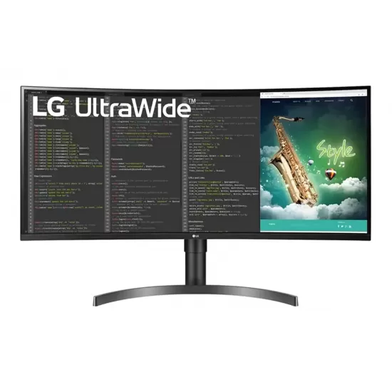 LG 35 UltraWide QHD HDR VA Curved Monitor