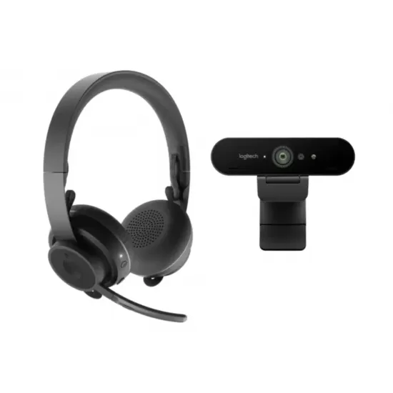 Logitech Zone Wireless and Brio Webcam Pro Kit